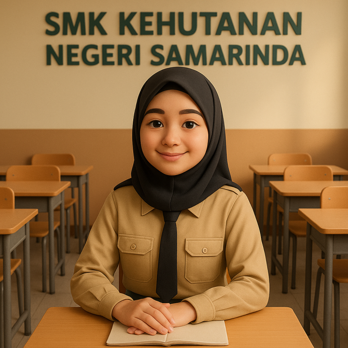 Gambar Anak sekolah SMK Kehutanan negeri samarinda