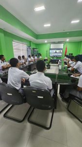 Beberapa perwakilan siswa mengikuti rapat