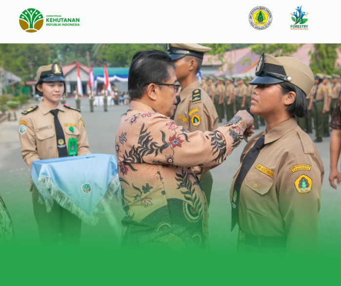 Acara Pengukuhan kelas X SMK Kehutanan Negeri Samarinda