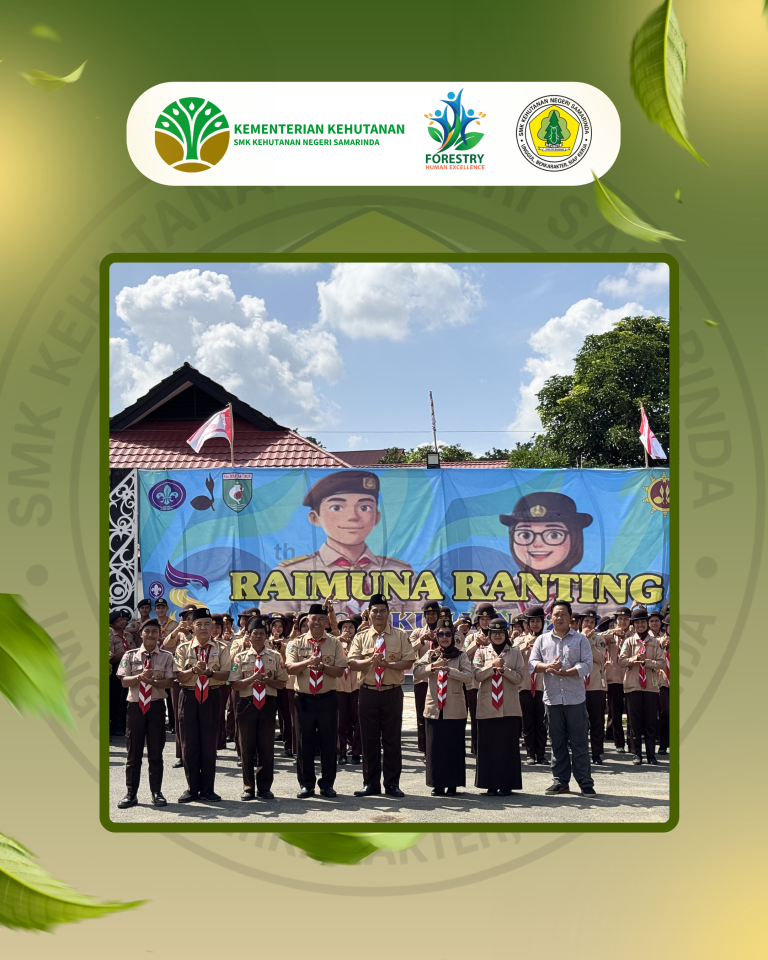 Raimuna Ranting di SMK Kehutanan Negeri Samarinda